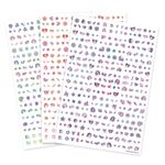 Carti si Birotica - Papetarie - Afise si stickere - Set 300 stickere, pentru unghii, Nebulous Stars, Petulia - Infinity.ro