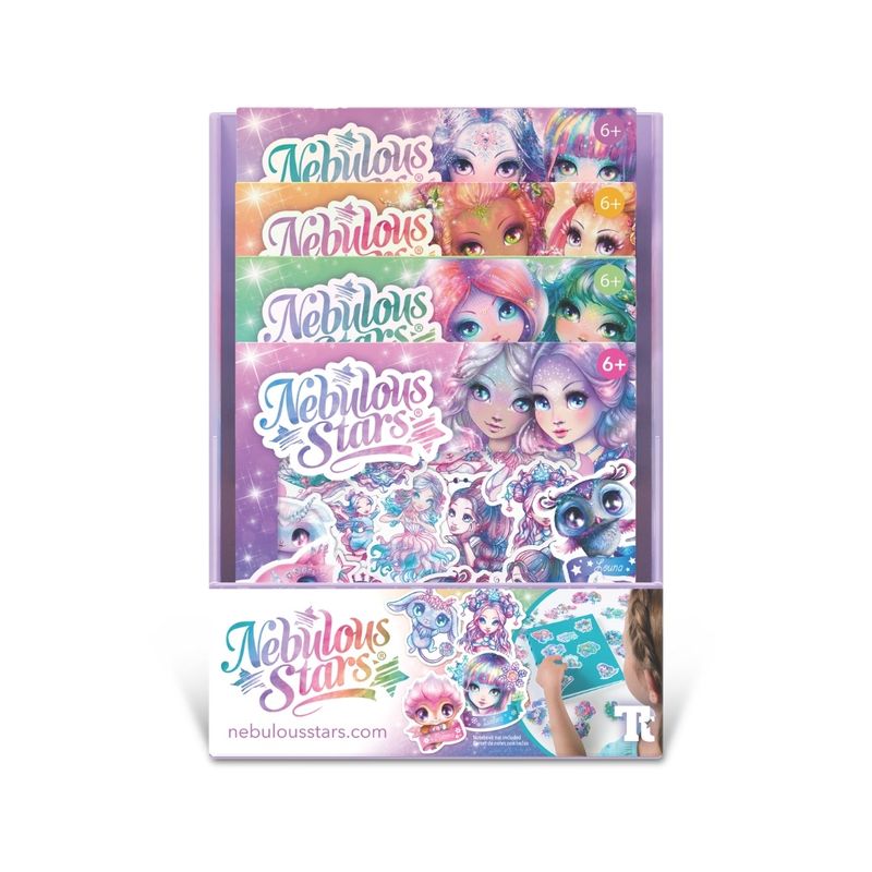 Carti si Birotica - Papetarie - Afise si stickere - Set 50 stickere, din vinil, Nebulous Stars, Astria & Stella - Infinity.ro