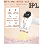 Ingrijire personala si Cosmetice - Aparate & accesorii ingrijire personala - Epilatoare si accesorii - Epilatoare - Epilator IPL SINZO®, epilare definitiva fara durere, 999.999 impulsuri, Tehnologie IPL, 5 trepte de intensitate - Infinity.ro