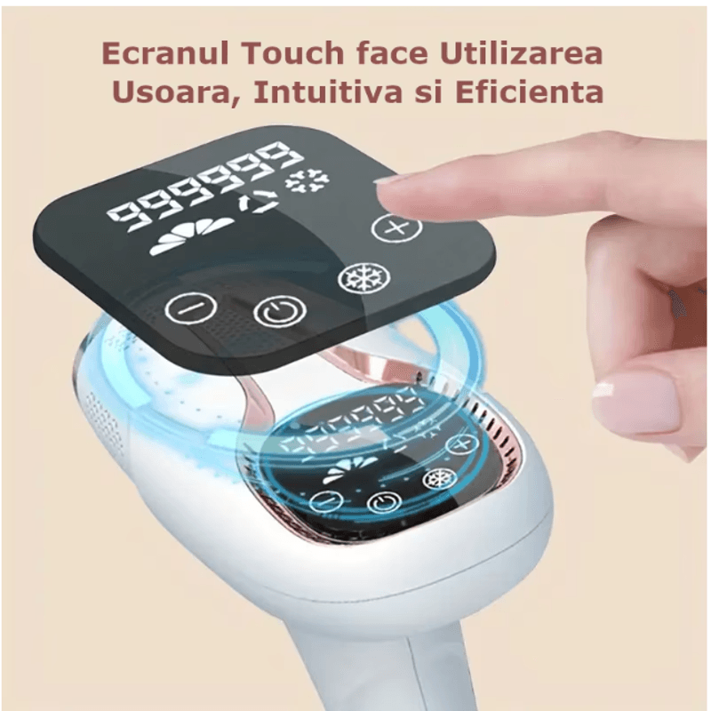 Ingrijire personala si Cosmetice - Aparate & accesorii ingrijire personala - Epilatoare si accesorii - Epilatoare - Epilator IPL SINZO®, epilare definitiva fara durere, 999.999 impulsuri, Tehnologie IPL, 5 trepte de intensitate - Infinity.ro