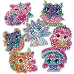 Carti si Birotica - Papetarie - Afise si stickere - Set creativ 12 stickere stralucitoare cu diamante artificiale – Nebulous Stars, Dazzling Stickers, 7+ ani - Infinity.ro
