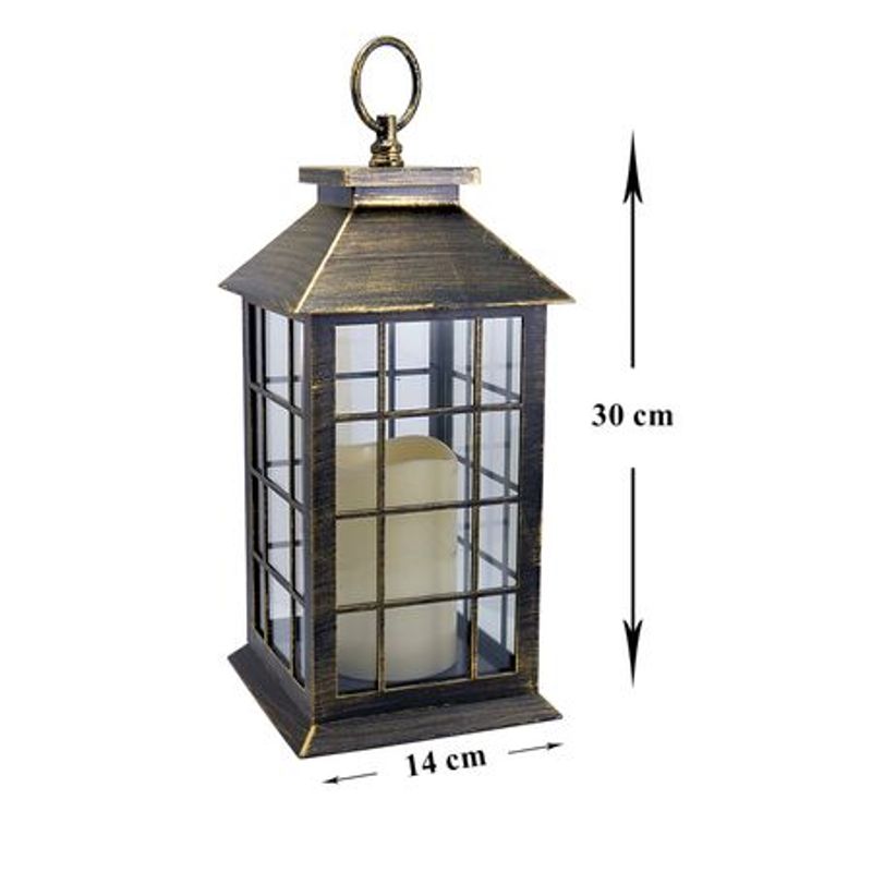 Casa si Gradina - Corpuri si surse de iluminat - Iluminat comercial si industrial - Corpuri iluminat comercial - Felinar pentru gradina cu led SGTT 14x14x30cm - Infinity.ro