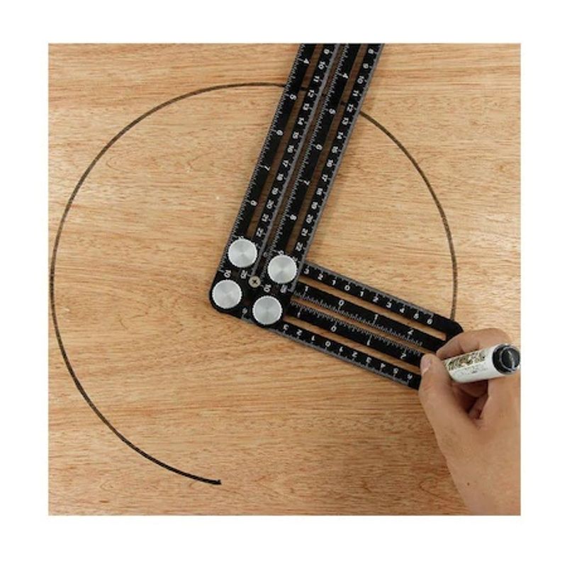 Casa si Gradina - Constructii - Scule electrice si accesorii - Scule multifunctionale si accesorii - Sistem pliabil metalic pentru trasare gauri placi ceramice si parchet - Infinity.ro