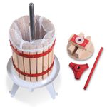 Casa si Gradina - Gradinarit si plante - Agricultura - Produse vinificatie - Presa teasc pentru stors struguri 12 litri din lemn de stejar - Infinity.ro