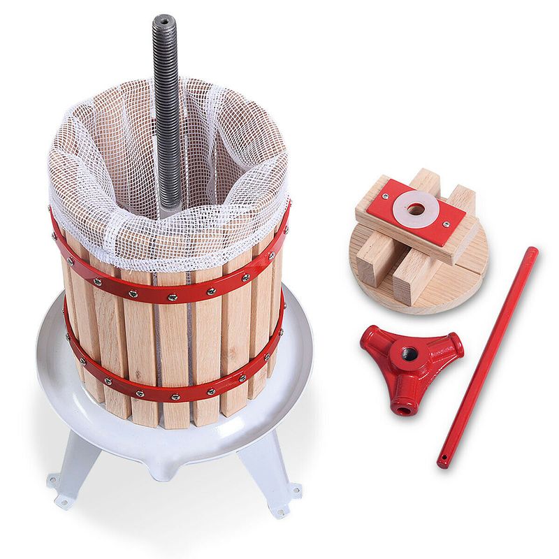 Casa si Gradina - Gradinarit si plante - Agricultura - Produse vinificatie - Presa teasc pentru stors struguri 12 litri din lemn de stejar - Infinity.ro