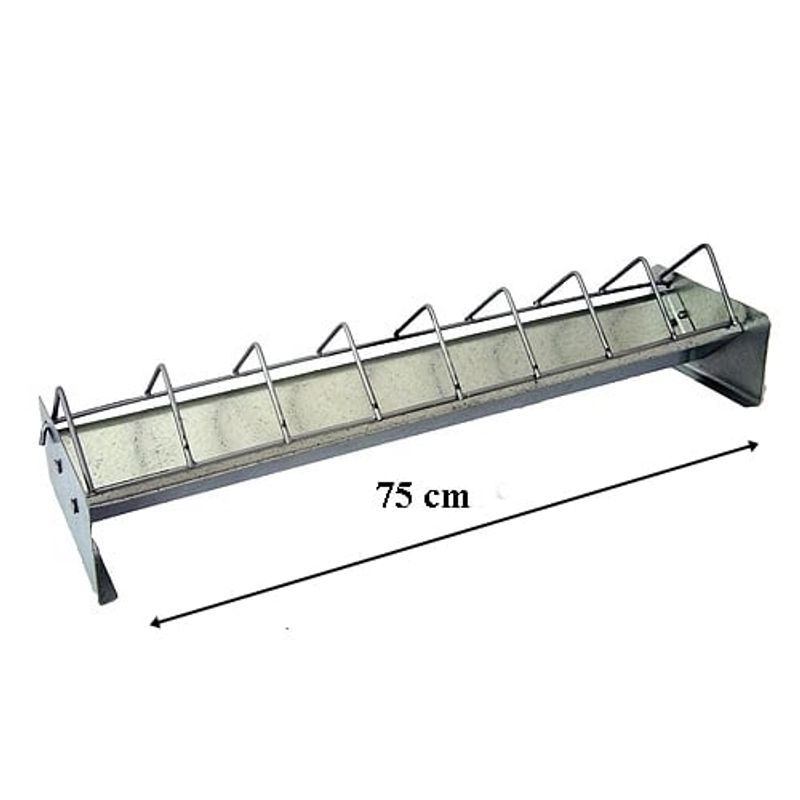 Casa si Gradina - Gradinarit si plante - Produse zootehnice - Adapatoare animale - Hranitoare zincata pentru pui si pasari de curte, lungime 75 cm - Infinity.ro