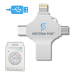 PC, gaming si accesorii - Periferice PC - Memorii USB - Stick USB 512GB, 4-in-1 USB 3.0+Type-C+MicroUSB +Lightning, Compatibil Android,iPhone,Laptop,Tableta - Infinity.ro