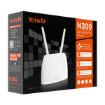 PC, gaming si accesorii - Retelistica - Wireless - Routere Wireless - Router 4G, Wi-Fi, N300, 2.4GHz, 1 x SIM, 2 x RJ45 10/100 Mbps, 1 x RJ11 - TENDA TND-4G06 - Infinity.ro