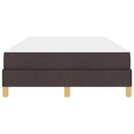 Casa si Gradina - Mobilier - Paturi si accesorii - Paturi - Pat cu arcuri Maro 120 x 190 cm Tesatura, Lemn Ingineresc - Infinity.ro