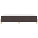 Casa si Gradina - Mobilier - Paturi si accesorii - Paturi - Pat cu arcuri Maro 120 x 190 cm Tesatura, Lemn Ingineresc - Infinity.ro