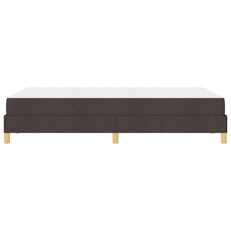 Casa si Gradina - Mobilier - Paturi si accesorii - Paturi - Pat cu arcuri Maro 120 x 190 cm Tesatura, Lemn Ingineresc - Infinity.ro