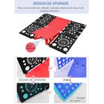 Casa si Gradina - Termice - Sobe, Seminee si accesorii - Peleti si brichete rumegus - Sistem impachetat si impaturit Haine RENTAI, 59.5x23x0, 2 cm, negru/rosu - Infinity.ro