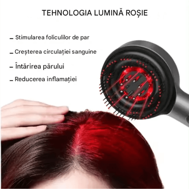 Ingrijire personala si Cosmetice - Ingrijire personala - Ingrijire par - Perii de par si piepteni - Perie pentru par cu aplicator de ser pentru scalp Arvada® ScalpCare XYT 0801, Functie de Masaj - Infinity.ro