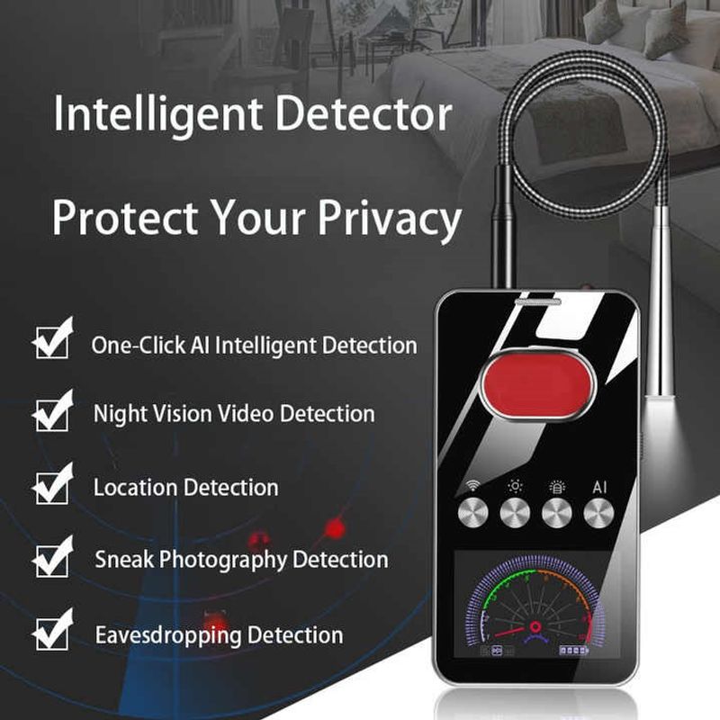 Laptop, Telefoane si Tablete - Wearables si gadgeturi - Gadgeturi - Dispozitive spionaj - Detector Camere Ascunse sau Aparate de Spionaj cu Inteligenta Artificiala AI, Model S698 - Infinity.ro