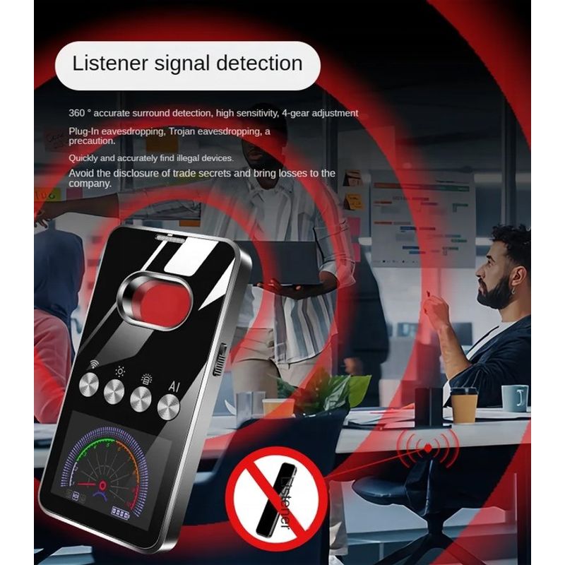 Laptop, Telefoane si Tablete - Wearables si gadgeturi - Gadgeturi - Dispozitive spionaj - Detector Camere Ascunse sau Aparate de Spionaj cu Inteligenta Artificiala AI, Model S698 - Infinity.ro