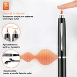Laptop, Telefoane si Tablete - Wearables si gadgeturi - Gadgeturi - Dispozitive spionaj - Reportofon Spion Integrat In Pix, Memorie 32 GB Inclusa, Dispozitiv Spionaj Cu Activare Vocala, Eliminare Sunete Fundal - Infinity.ro