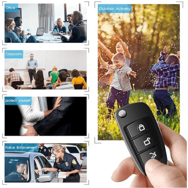 Laptop, Telefoane si Tablete - Wearables si gadgeturi - Gadgeturi - Dispozitive spionaj - Mini camera spion HD tip breloc, incorporata in cheie auto, Digital Video Recorder, reincarcabila - Infinity.ro