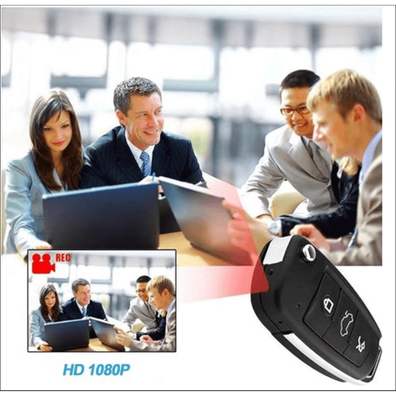 Laptop, Telefoane si Tablete - Wearables si gadgeturi - Gadgeturi - Dispozitive spionaj - Mini camera spion HD tip breloc, incorporata in cheie auto, Digital Video Recorder, reincarcabila - Infinity.ro