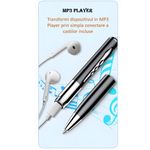 Laptop, Telefoane si Tablete - Wearables si gadgeturi - Gadgeturi - Dispozitive spionaj - Reportofon Spion Integrat In Pix, SINZO®, Memorie 32 GB Inclusa, Dispozitiv Spionaj Cu Activare Vocala, Redare MP3 - Infinity.ro