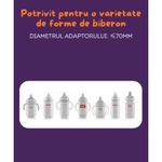 Jucarii, Copii si Bebe - Hrana si alaptare - Biberoane, suzete si accesorii hranire - Incalzitoare si termosuri bebe - Incalzitor Biberoane Portabil SINZO® Incarcare USB, Baterie 8000mAh, Control Termic 6 Trepte, Afisaj Digital - Infinity.ro