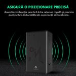 Auto si Moto - Electronice auto - Navigatii GPS - Mini GPS Tracker auto 4G, SINZO, Q8, Fixare magnetica,1200 mAh, Istoric traseu, Cartela SIM cu internet, Negru mat - Infinity.ro