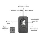 Auto si Moto - Electronice auto - Navigatii GPS - Mini GPS tracker auto, 4G, SINZO, G50 Magnetic, 3000 mAh, rezistent la apa IP67, negru - Infinity.ro