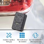 Auto si Moto - Electronice auto - Navigatii GPS - Mini GPS tracker auto, 4G, SINZO, G50 Magnetic, 3000 mAh, rezistent la apa IP67, negru - Infinity.ro