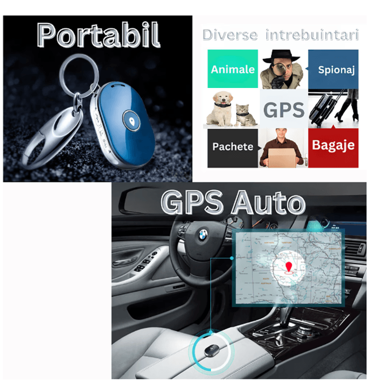 Auto si Moto - Electronice auto - Navigatii GPS - Mini GPS tracker, Dispozitiv localizare si monitorizare Sinzo®, Baterie 450 mAh, cartela SIM, buton SOS, Istoric traseu - Infinity.ro