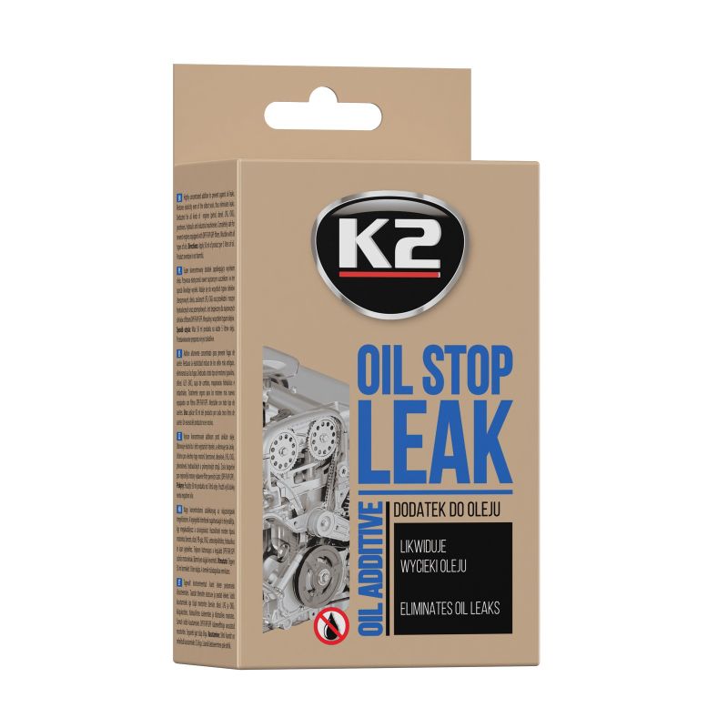 Auto si Moto - Intretinere auto - Produse curatare auto - Solutie impotriva scurgerilor de ulei K2 STOP LEAK OIL 50 ML - Infinity.ro