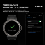 Laptop, Telefoane si Tablete - Wearables si gadgeturi - Wearables - Smartwatch-uri - Smartwatch Barbati GloryFitPro BIRAI®, AMOLED 1.43″,GPS Precis, Apel Bluetooth, Fitness, Sport, 5ATM, Limba Romana,Negru - Infinity.ro