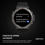 Laptop, Telefoane si Tablete - Wearables si gadgeturi - Wearables - Smartwatch-uri - Smartwatch Barbati GloryFitPro BIRAI®, AMOLED 1.43″,GPS Precis, Apel Bluetooth, Fitness, Sport, 5ATM, Limba Romana,Negru - Infinity.ro