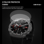Laptop, Telefoane si Tablete - Wearables si gadgeturi - Wearables - Smartwatch-uri - Smartwatch Barbati GloryFitPro BIRAI®, AMOLED 1.43″,GPS Precis, Apel Bluetooth, Fitness, Sport, 5ATM, Limba Romana,Negru - Infinity.ro
