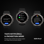 Laptop, Telefoane si Tablete - Wearables si gadgeturi - Wearables - Smartwatch-uri - Smartwatch Barbati GloryFitPro BIRAI®, AMOLED 1.43″,GPS Precis, Apel Bluetooth, Fitness, Sport, 5ATM, Limba Romana,Negru - Infinity.ro