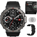 Laptop, Telefoane si Tablete - Wearables si gadgeturi - Wearables - Smartwatch-uri - Smartwatch Barbati GloryFitPro BIRAI®, AMOLED 1.43″,GPS Precis, Apel Bluetooth, Fitness, Sport, 5ATM, Limba Romana,Negru - Infinity.ro