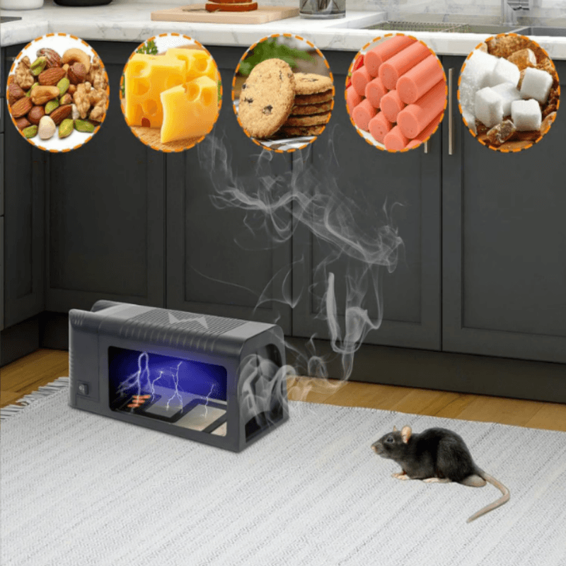 Casa si Gradina - Gradinarit si plante - Intretinere gradina - Articole daunatori gradina - Capcana electrica rozatoare BIRAI K9, reutilizabila, USB, soareci si sobolani, interior, negru - Infinity.ro