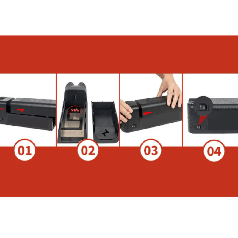 Casa si Gradina - Gradinarit si plante - Intretinere gradina - Articole daunatori gradina - Capcana electrica rozatoare BIRAI K9, reutilizabila, USB, soareci si sobolani, interior, negru - Infinity.ro