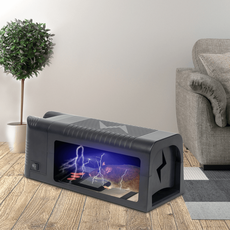 Casa si Gradina - Gradinarit si plante - Intretinere gradina - Articole daunatori gradina - Capcana electrica rozatoare BIRAI K9, reutilizabila, USB, soareci si sobolani, interior, negru - Infinity.ro