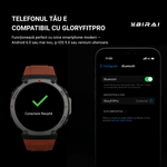 Laptop, Telefoane si Tablete - Wearables si gadgeturi - Wearables - Smartwatch-uri - Smartwatch Barbati GloryFitPro BIRAI®, AMOLED 1.43″,GPS Precis, Apel Bluetooth, Fitness, Sport, 5ATM, Limba Romana, Rosu - Infinity.ro