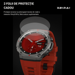 Laptop, Telefoane si Tablete - Wearables si gadgeturi - Wearables - Smartwatch-uri - Smartwatch Barbati GloryFitPro BIRAI®, AMOLED 1.43″,GPS Precis, Apel Bluetooth, Fitness, Sport, 5ATM, Limba Romana, Rosu - Infinity.ro