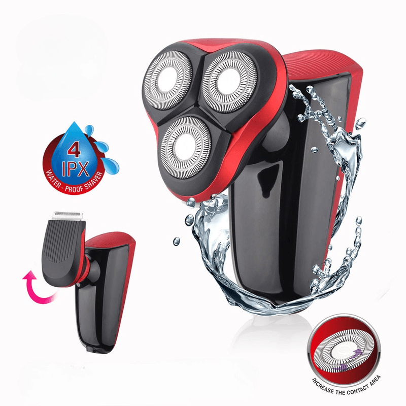 Ingrijire personala si Cosmetice - Aparate & accesorii ingrijire personala - Aparate de ras si tuns - Aparate de tuns - Masina de tuns si aparat de ras BIRAI MaxHead PRO, 2 in 1, trimmer & shaver, autonomie 45 min, IPX4, negru - Infinity.ro