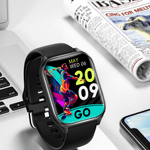 Laptop, Telefoane si Tablete - Wearables si gadgeturi - Wearables - Smartwatch-uri - Smartwatch dama VortexIQ BIRAI®, ecran 1.85″ TFT, apel Bluetooth, fitness, sport, rezistent apa 3ATM, Negru - Infinity.ro