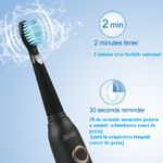 Ingrijire personala si Cosmetice - Igiena dentara - Periute de dinti electrice - Periuta de dinti electrica Orala reincarcabila pentru adulti si copii model SG-507 neagra, smart timer,40000 pulsatii - Infinity.ro