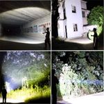 Sport si Outdoor - Camping - Articole solare camping - Lampi si lanterne camping - Lanterna Tactica LED Profesionala, LittleDomi XHP90.2 din Aluminiu, 6000 lm, 800m raza, 3 Moduri, Focus Ajustabil, IP65 - Infinity.ro