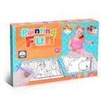 Jucarii, Copii si Bebe - Jucarii si jocuri - Jucarii & jocuri educative - Seturi pictura si desen - Set Covoras Magic cu Printese si Sortulet pentru Desenat, LittleDomi, Lavabil, 12 Carioci - Infinity.ro