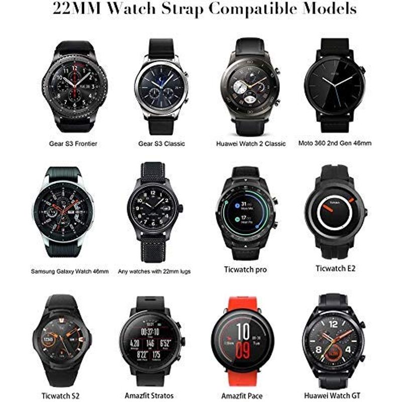 Fashion, accesorii si bijuterii - Barbati - Bijuterii barbati - Ceasuri barbati - Curea metalica LittleDomi™, compatibila cu Huawei Watch GT 2 (46mm), Samsung Galaxy Watch/Samsung Gear S3, Latimea - Infinity.ro