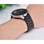 Fashion, accesorii si bijuterii - Barbati - Bijuterii barbati - Ceasuri barbati - Curea metalica LittleDomi™, compatibila cu Huawei Watch GT 2 (46mm), Samsung Galaxy Watch/Samsung Gear S3, Latimea - Infinity.ro