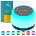 Casa si Gradina - Corpuri si surse de iluminat - Veioze si lampi - Lampi de veghe copii - Dispozitiv Sunet Alb, LittleDomi, Functie Lampa de Veghe, Memorie, Timer, Portabil, Autonomie 10h, White Noise - Infinity.ro