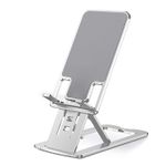 Laptop, Telefoane si Tablete - Telefoane mobile si accesorii - Accesorii Telefoane - Suport si docking telefoane - Suport Reglabil Universal de Birou, LittleDomi, Pliabil Complet, Aluminiu, Compatibil cu iPhone 12, 11 pro Xs Max Xr X - Infinity.ro