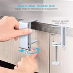 PC, gaming si accesorii - Periferice PC - Periferice Diverse - Suport/Carlig pentu casti gaming cu clema reglabila, LittleDomi, Compatibil cu Casti Shure, AKG, Panasonic, Sony, Bose - Infinity.ro