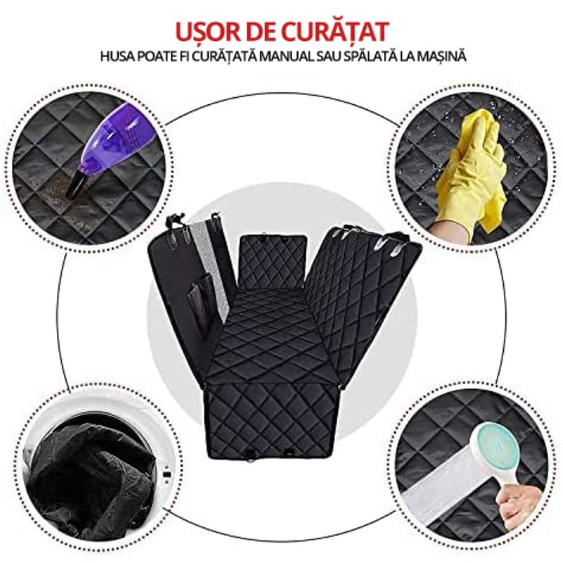 Petshop - Accesorii petshop - Alte accesorii petshop - Husa Auto Profesionala Protectie si Transport Animale, Caini si Pisici, LittleDomi, pentru Bancheta Autoturismului - Infinity.ro